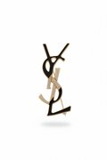 Broche YSL black & diams