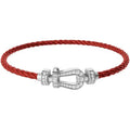Bracelet Fanny silver/rouge
