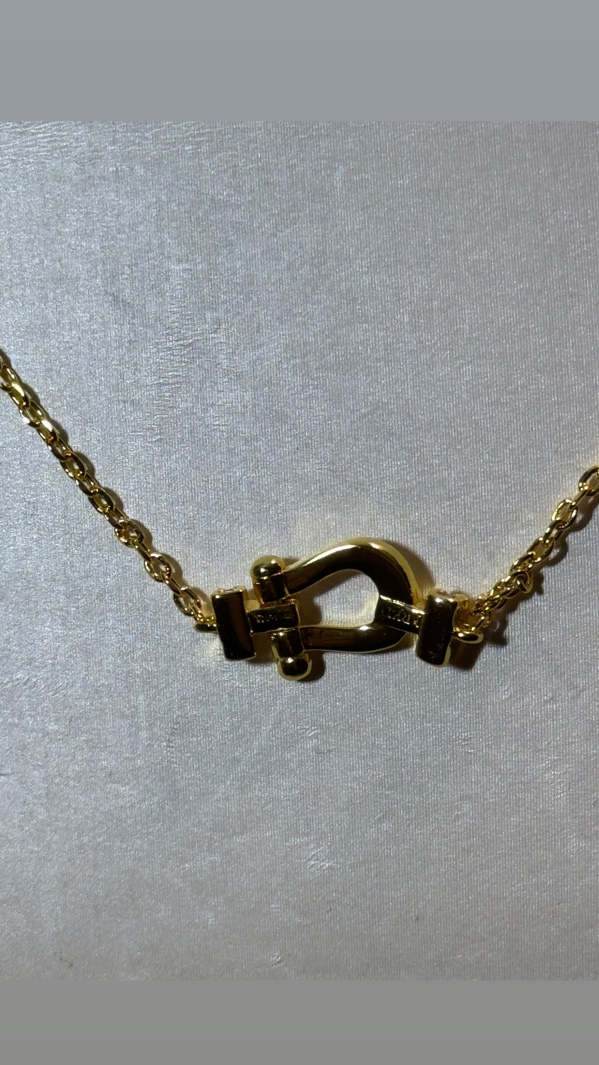 Collier Fanny mini Or matière cuivre