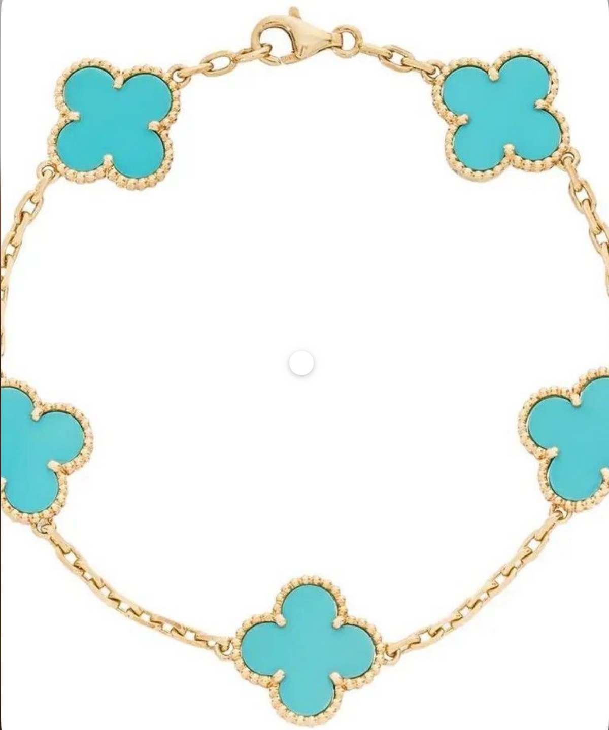 Bracelet trèfle turquoise ÉDITION LIMITÉE