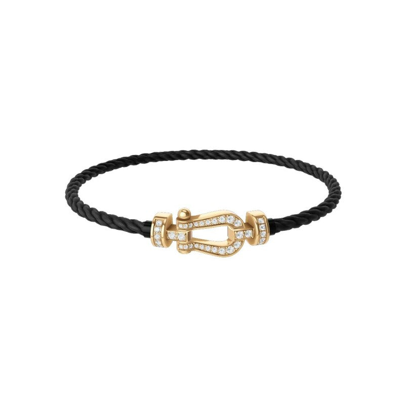 Bracelet Fanny mini Noir/gold