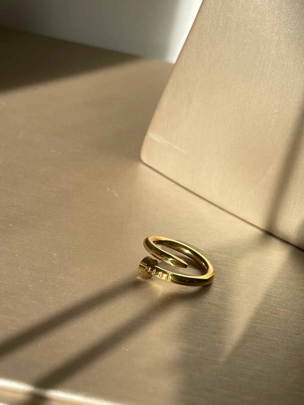 Bague clou SD or Épaisse