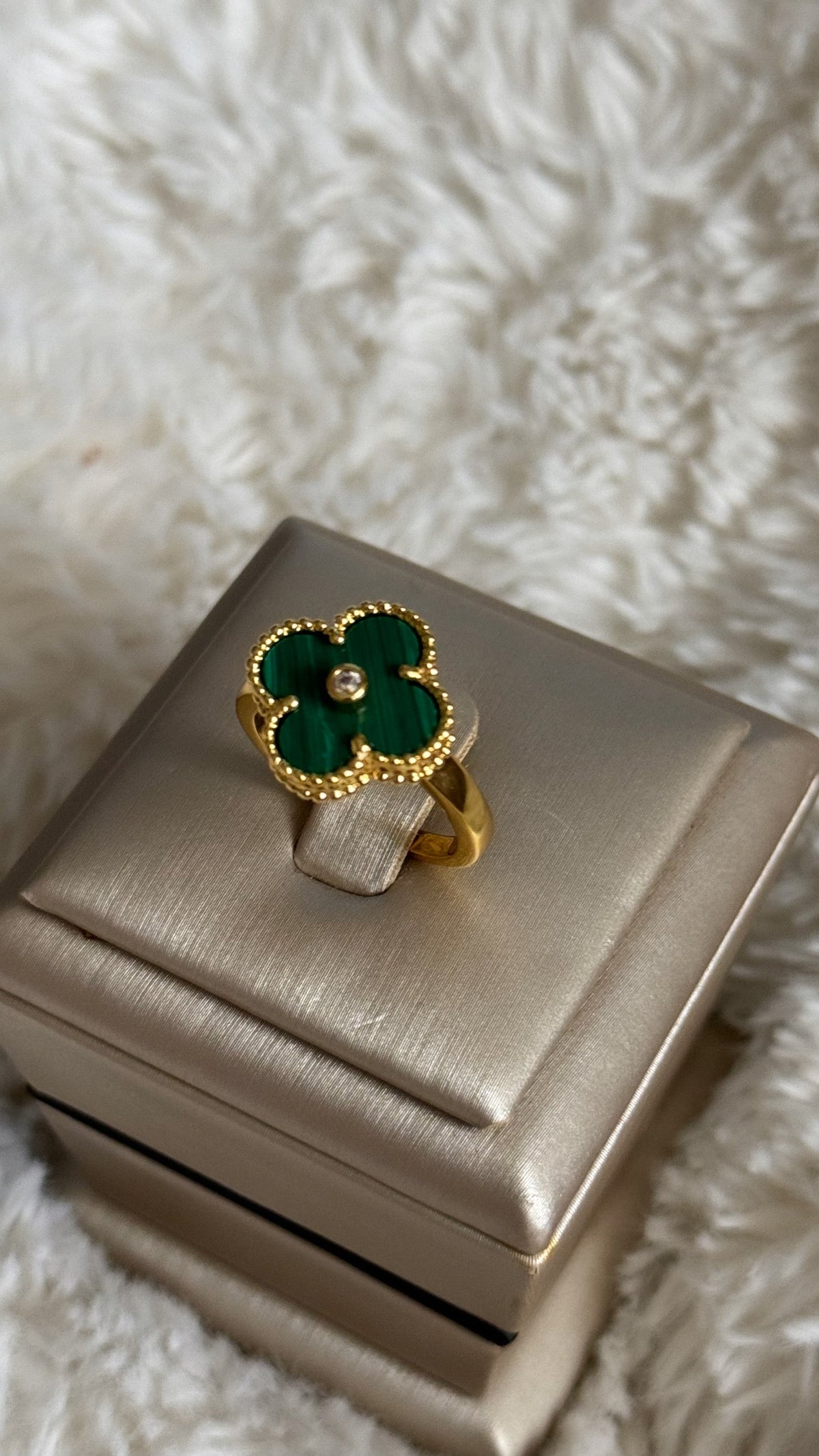 Bague Vc green