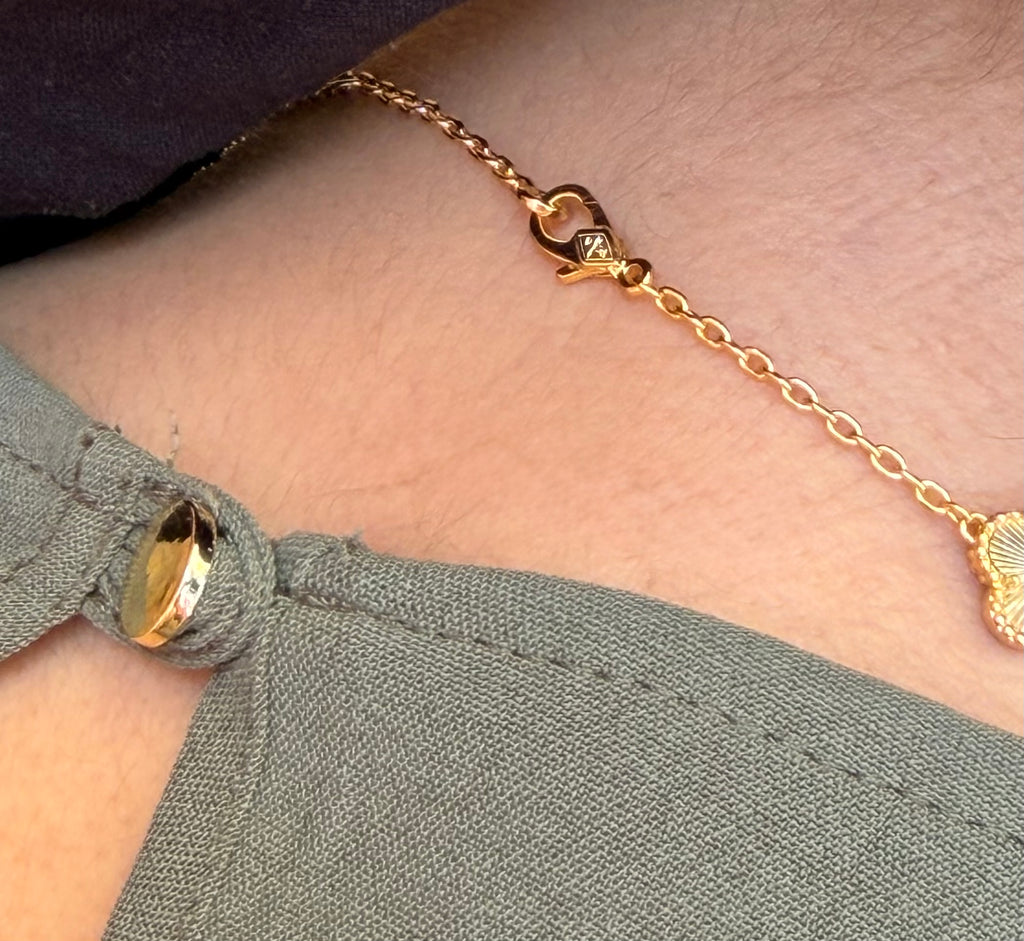 Collier VC mini gold Yassouk