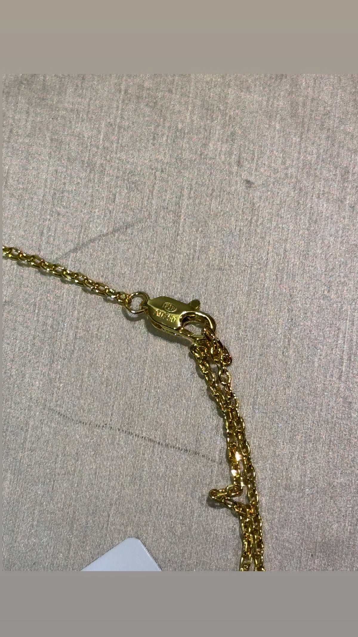 Collier Fanny mini Or matière cuivre