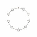 Collier plusieur trèfle Silver