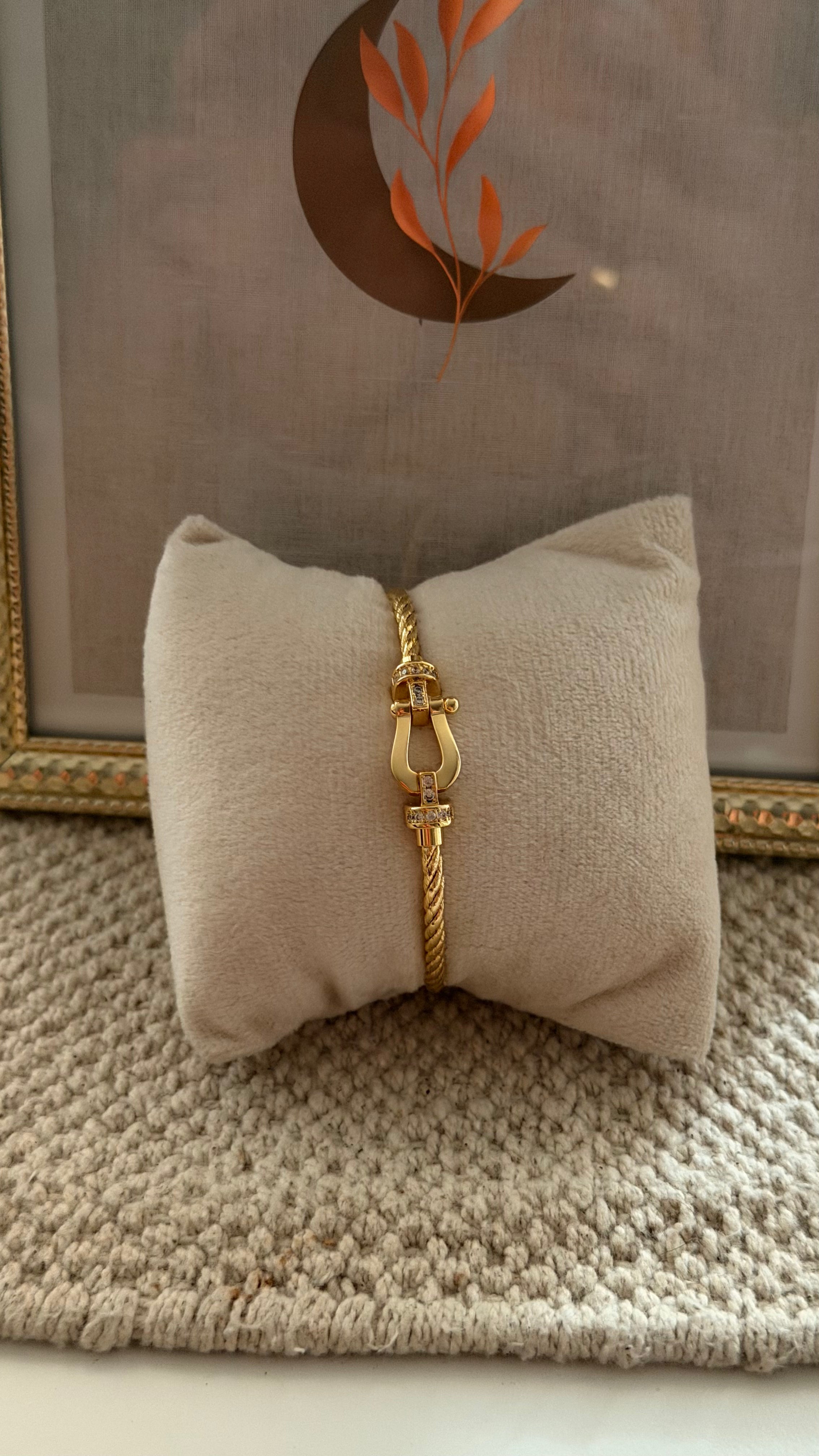 Bracelet Fanny semi diamant gold