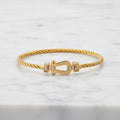 Bracelet Fanny semi diamant gold