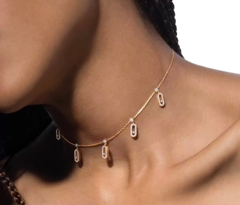 Collier Mess pampille