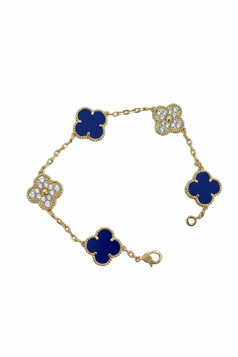 Bracelet VC mi diams mi bleu roi