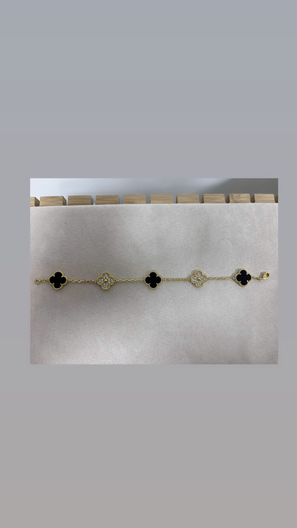 Bracelet VC mi diams mi noir