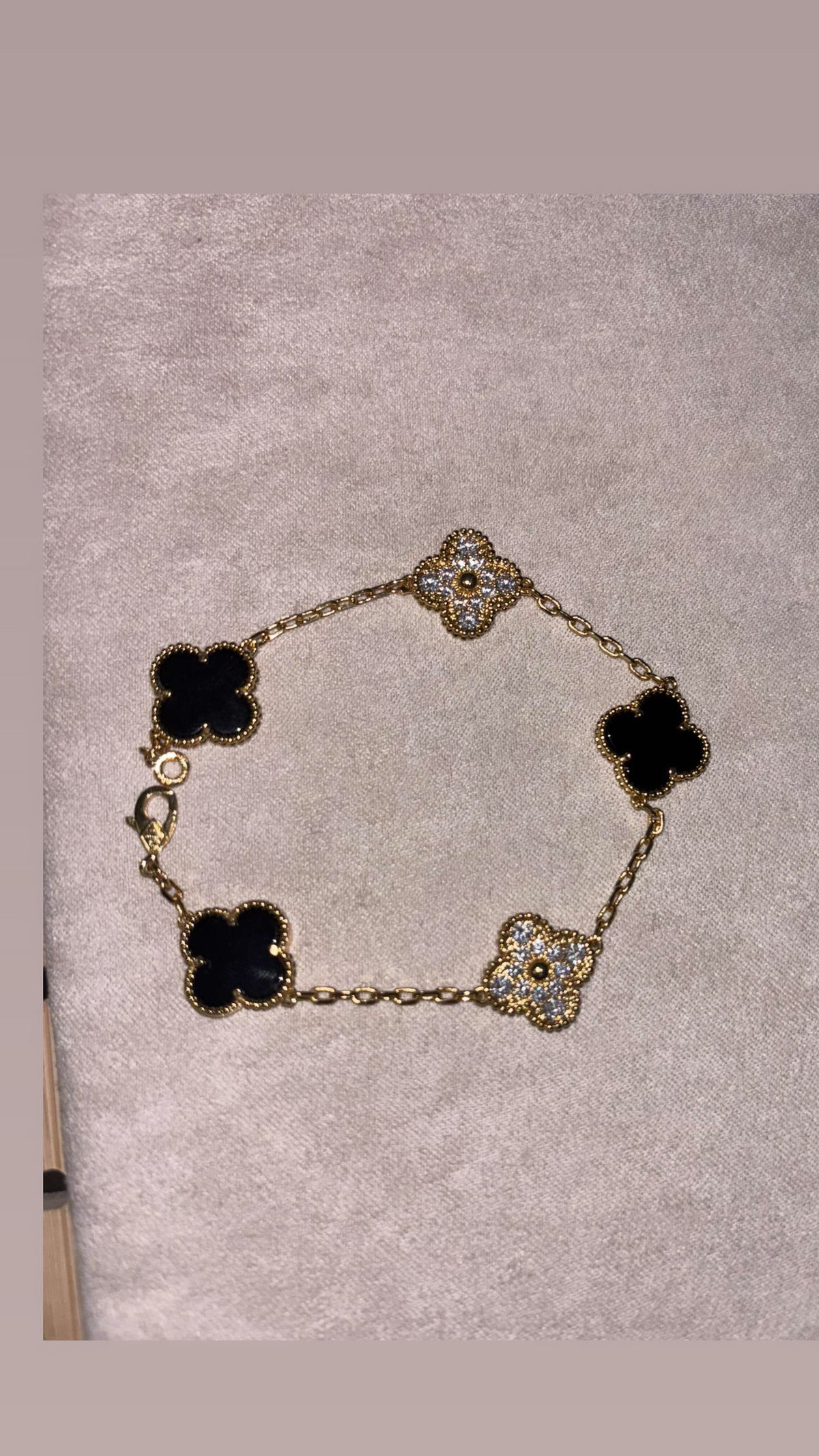 Bracelet VC mi diams mi noir