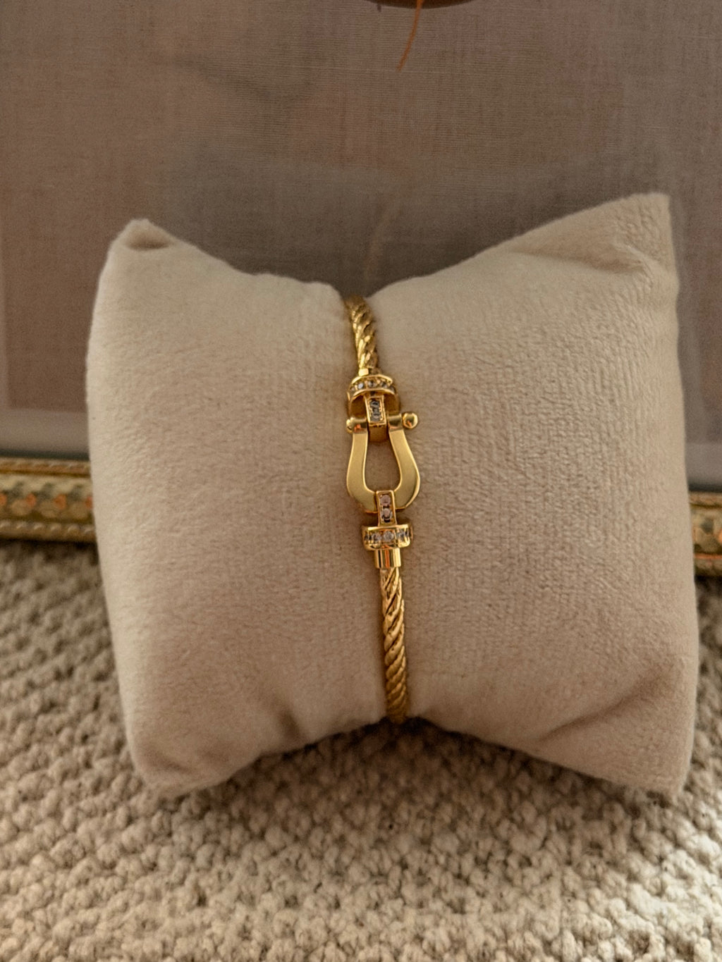 Bracelet Fanny semi diamant gold