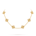 Collier luxury trèfles gold