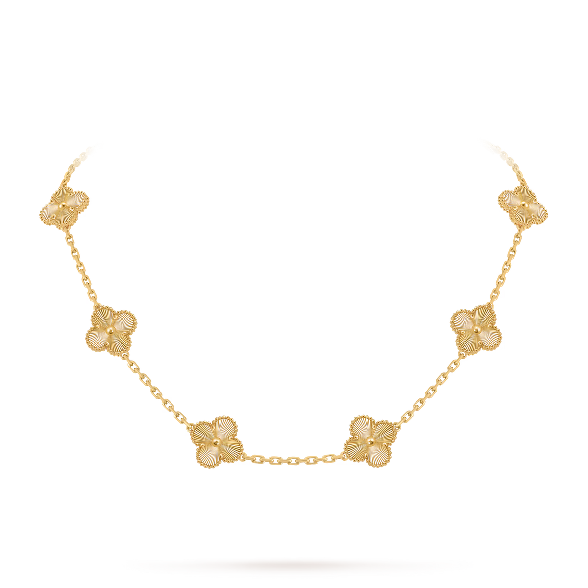 Collier luxury trèfles gold