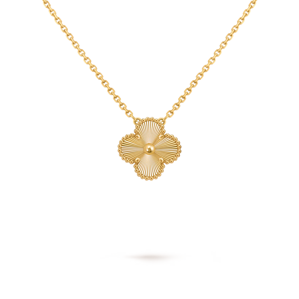 Collier trèfle gold
