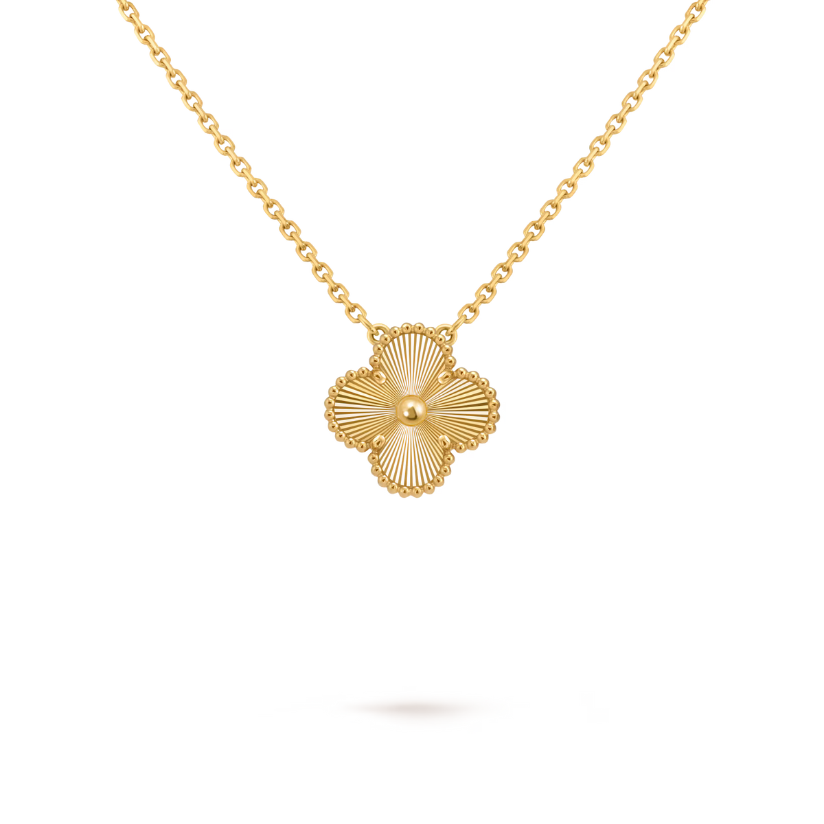 Collier trèfle gold